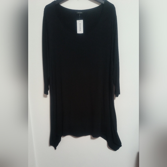 New Black Tunic Dress / 2X - Picture 3 of 10